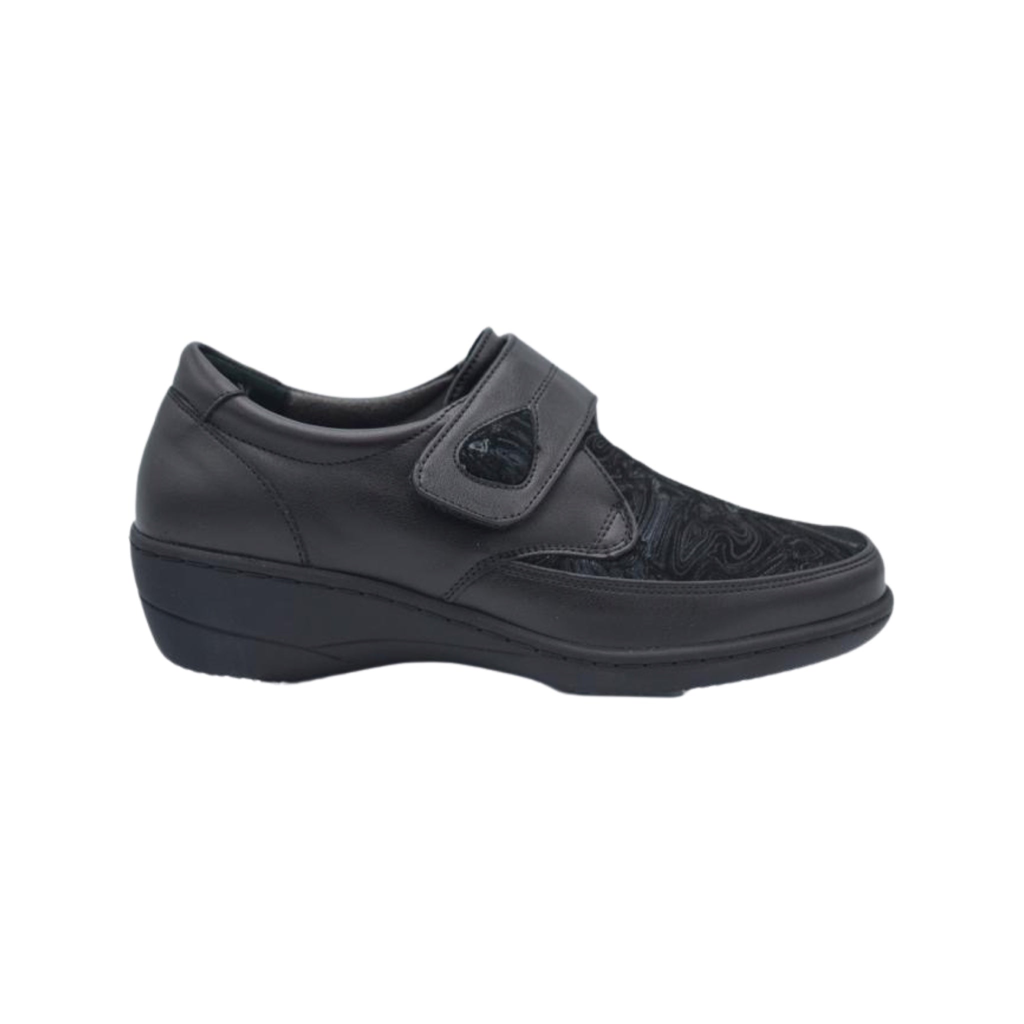 Softmode Elma Ladies Wide Fit Velcro Shoe – Morans Shoes